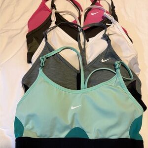 Nike Women's Mint Green & Teal Strappy Sports Bra - Pack of Mixed Colors